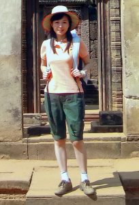 知风姐姐小白腿柬埔寨旅行