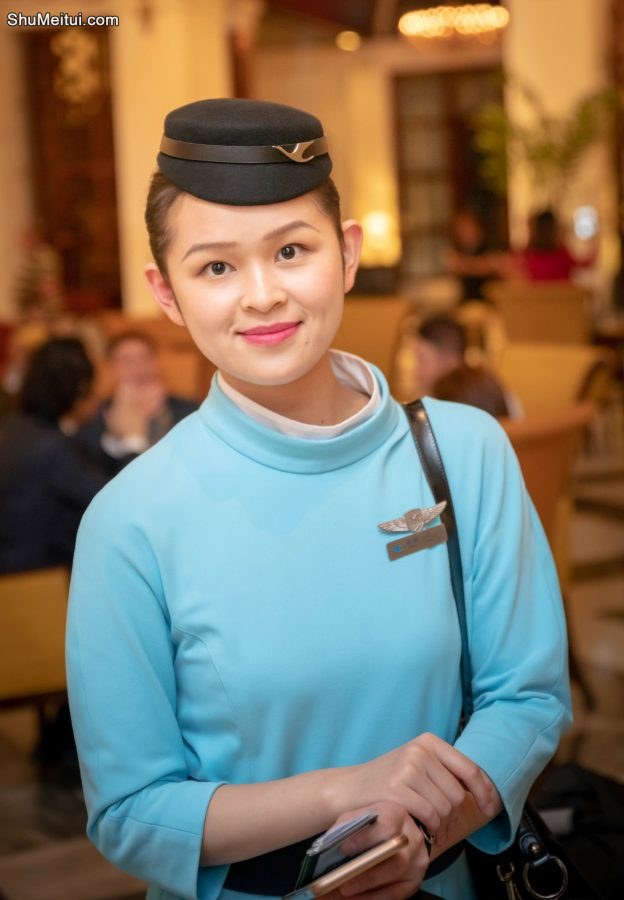 旅店偶遇马来航空的美女们，年轻漂亮大方得体[第5张/共6张]